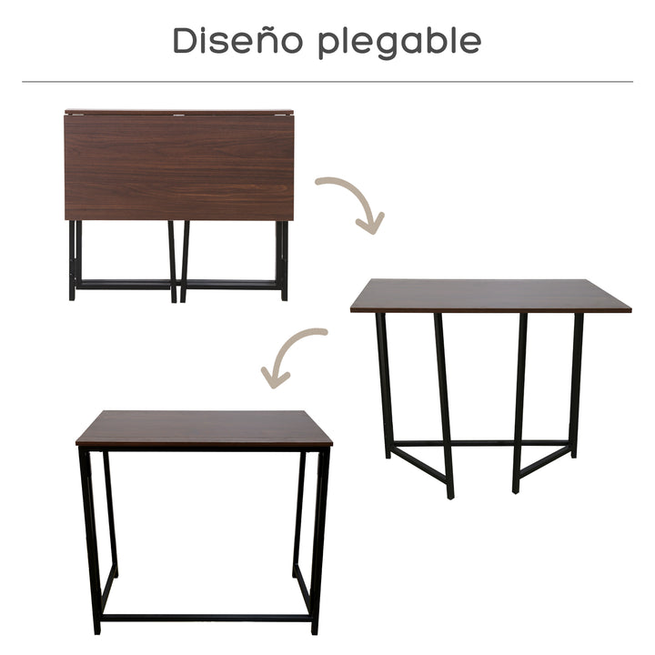 Escritorio Plegable Wengué Café