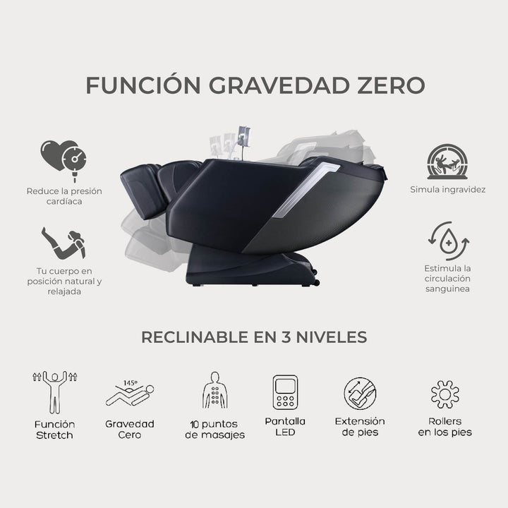 Sillón Masajeador Eléctrico R-3000 Reclinable