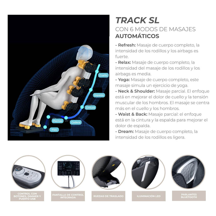 Sillón Masajeador Eléctrico R-3000 Reclinable