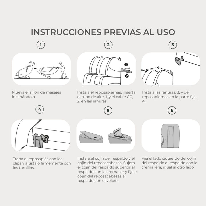 Sillón Masajeador Eléctrico R-3000 Reclinable