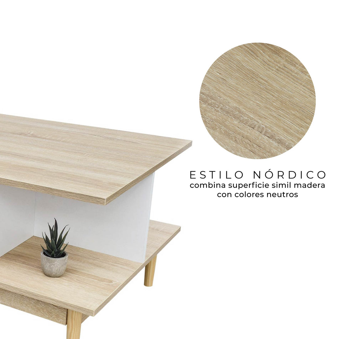 Mesa de Centro Bari Nórdica