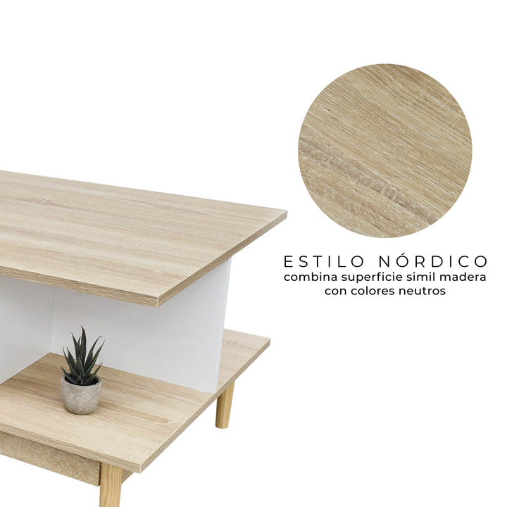 Mesa de Centro Bari Nórdica