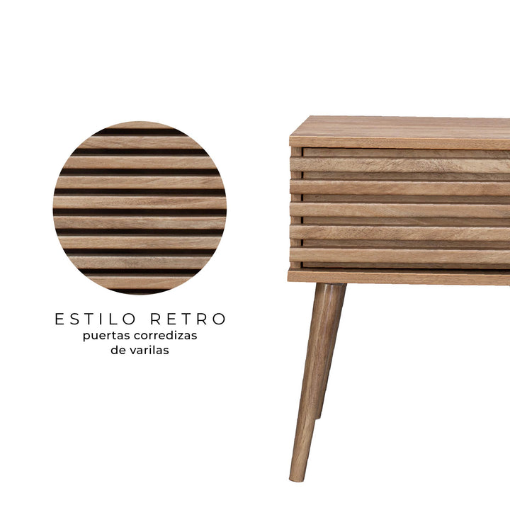 Mesa de Noche Dortmund Retro