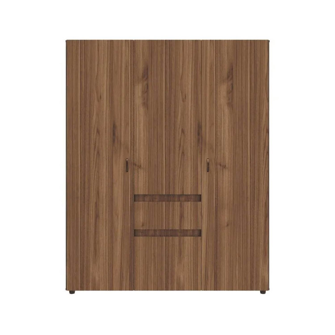 Closet 4 Puertas 160x200x49 cm Nogal