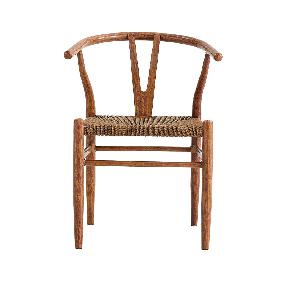 Set 2 Sillas de Comedor Makati Estilo Wishbone