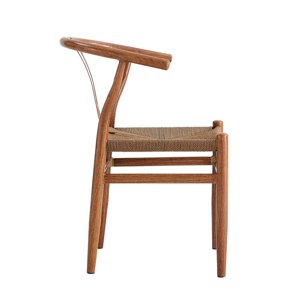 Set 2 Sillas de Comedor Makati Estilo Wishbone