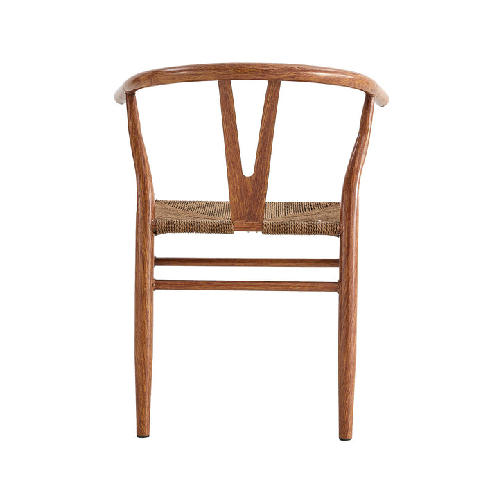 Set 2 Sillas de Comedor Makati Estilo Wishbone