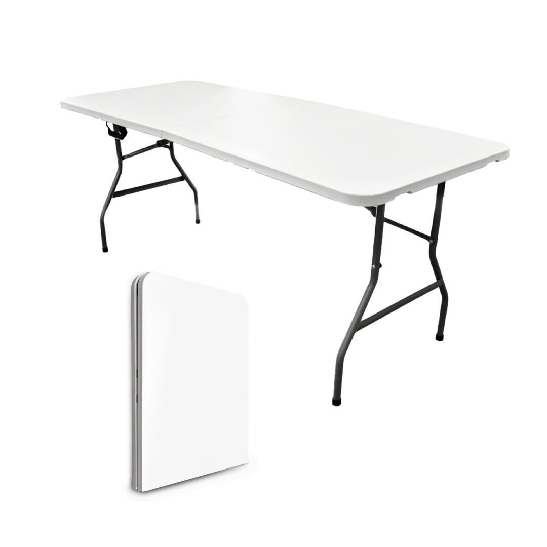 Mesa Plegable Plástica Tipo Portafolio de 180 cm