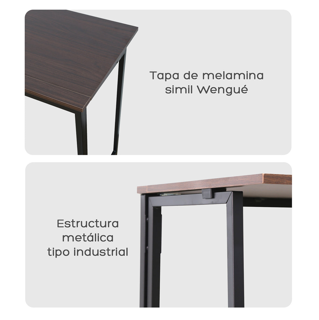 Escritorio Plegable Wengué Café
