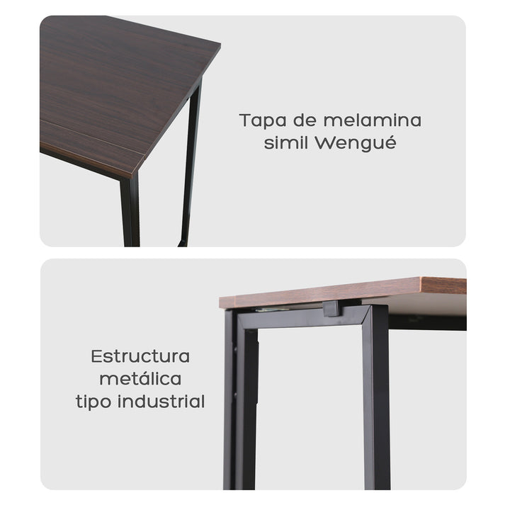 Escritorio Plegable Wengué Café