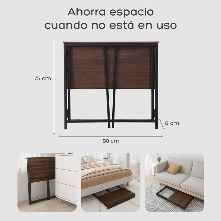 Escritorio Plegable Wengué Café